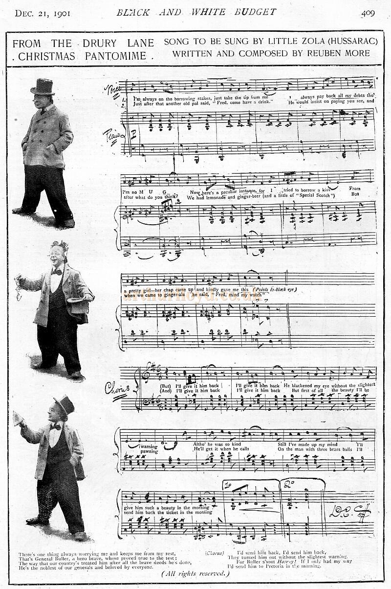 Pantomime Song at Drury Lane Pantomime Song at Drury Lane